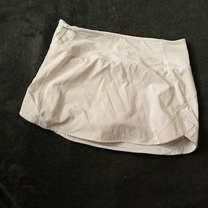 LuluLemon white skort